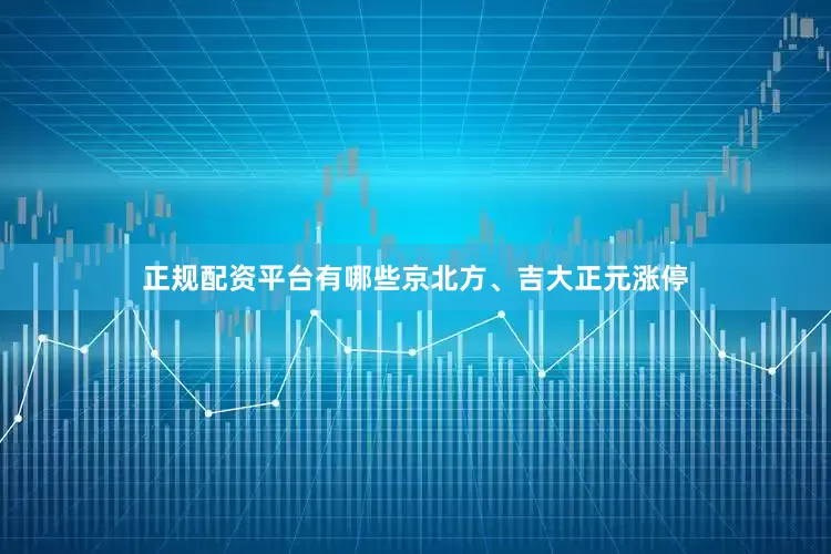 正规配资平台有哪些京北方、吉大正元涨停