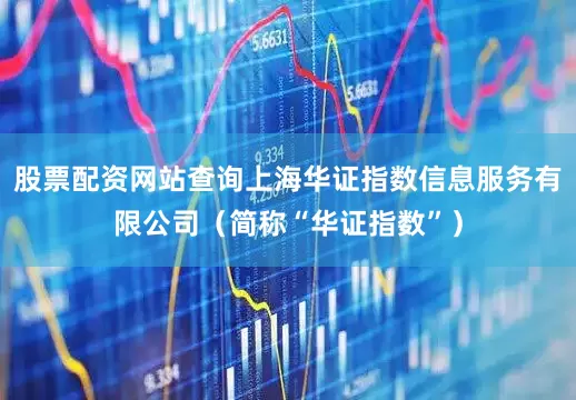 股票配资网站查询上海华证指数信息服务有限公司（简称“华证指数”）
